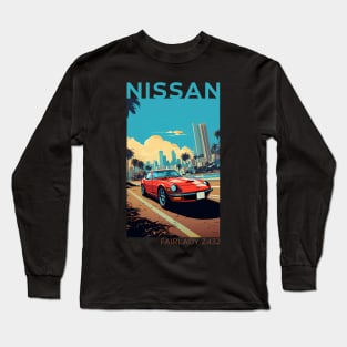 Reviving Legends: The Nissan Fairlady Z432 Homage Design Long Sleeve T-Shirt